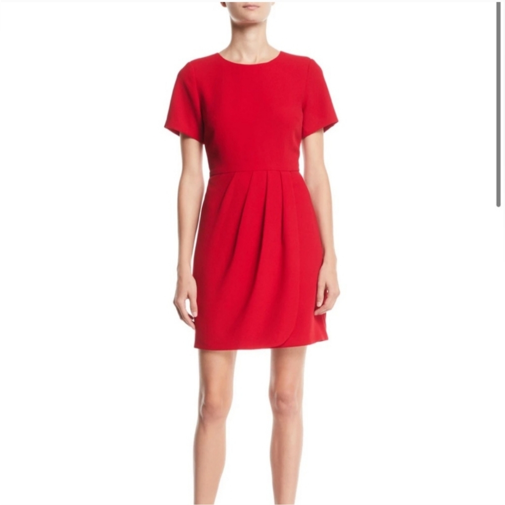 Club Monaco Vibrant Red Mini Dress Sz 4